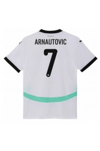 Oostenrijk Marko Arnautovic #7 Voetbaltruitje Uit tenue Dames EK 2024 Korte Mouw